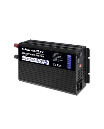 qoltec Inteligentna ładowarka do akumularów LiFePO4 AGM GEL SLA | 30A | 12V nr 2