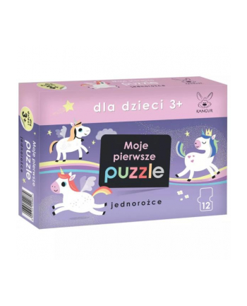 Dla Dzieci 3+. Moje pierwsze puzzle Jednorożce Kangur