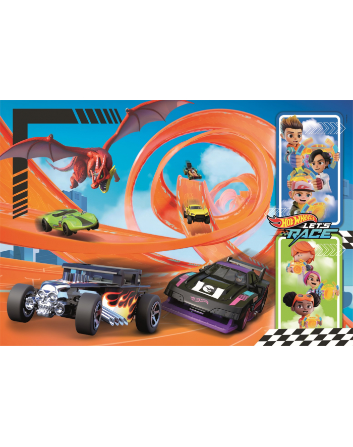 Clementoni Puzzle 104el Super. Hot Wheels 25776 główny