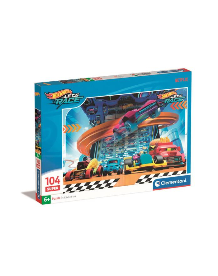 Clementoni Puzzle 104el Super. Hot Wheels 25777 główny