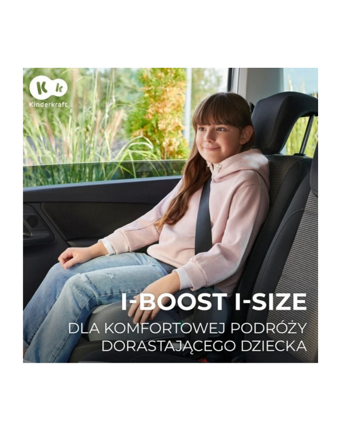 kinderkraft Fotelik I-BOOST GREY główny