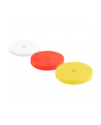 Pure2Improve Pure2Improve Rubber Training Markers Red/White/Yellow