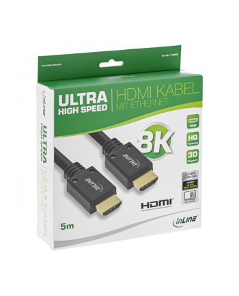 Kabel InLine HDMI - HDMI 5m czarny (17905P) nr 1