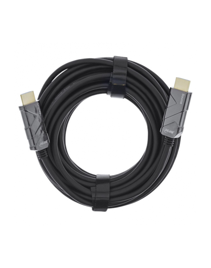 Inline HDMI AOC cable, Ultra High Speed 8K4K, czarny, 15m (17915I) główny