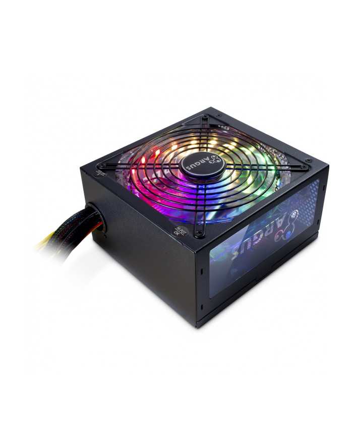 Inter-Tech Argus RGB-600W II moduł zasilaczy 20+4 pin ATX ATX Czarny główny