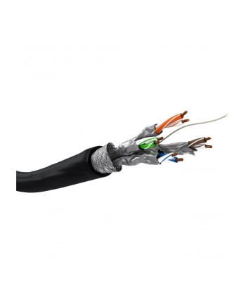 GOOBAY SKRĘTKA CAT7 S/FTP AWG 23/1 PE GOOBAY CZARNA 100M CZARNY (BRAK)