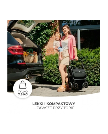 kinderkraft Wózek spacerowy APINO RAVEN BLACK