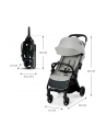 kinderkraft Wózek spacerowy APINO DOVE GREY - nr 11
