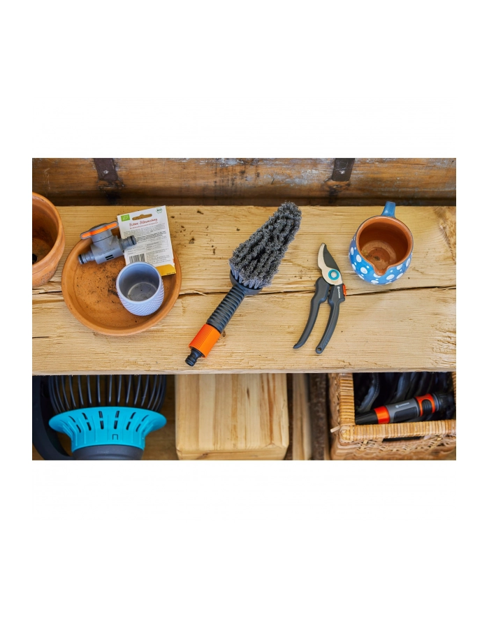 GARD-ENA Cleansystem washing set with hand brush S soft, washing brush (grey, incl. 10 soap sticks) główny