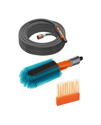 GARD-ENA Cleansystem bicycle washing set, washing brush (grey/turquoise, incl. 10 soap sticks, hose, cleaning syringe) nr 1