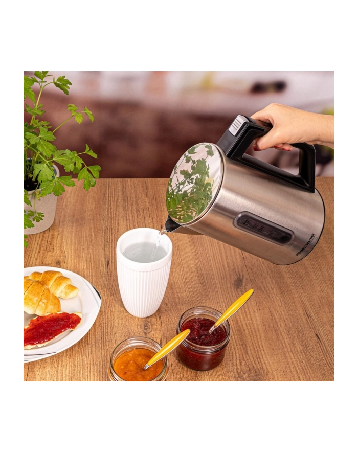 Rommelsbacher Sunny WK 3000 kettle (stainless steel/Kolor: CZARNY, 3,000 watts, 1.7 liters) główny