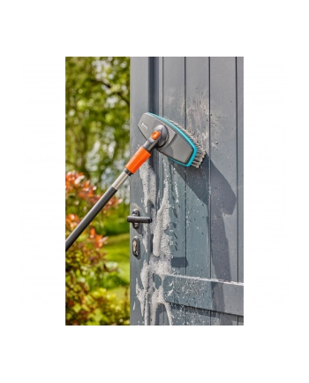 GARD-ENA Cleansystem washing set soft with handle S, washing brush (grey/turquoise, working width 27cm) nr 1