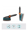 GARD-ENA Cleansystem hand brush M soft, washing brush (grey/turquoise, all-round soft plastic strip) - nr 15
