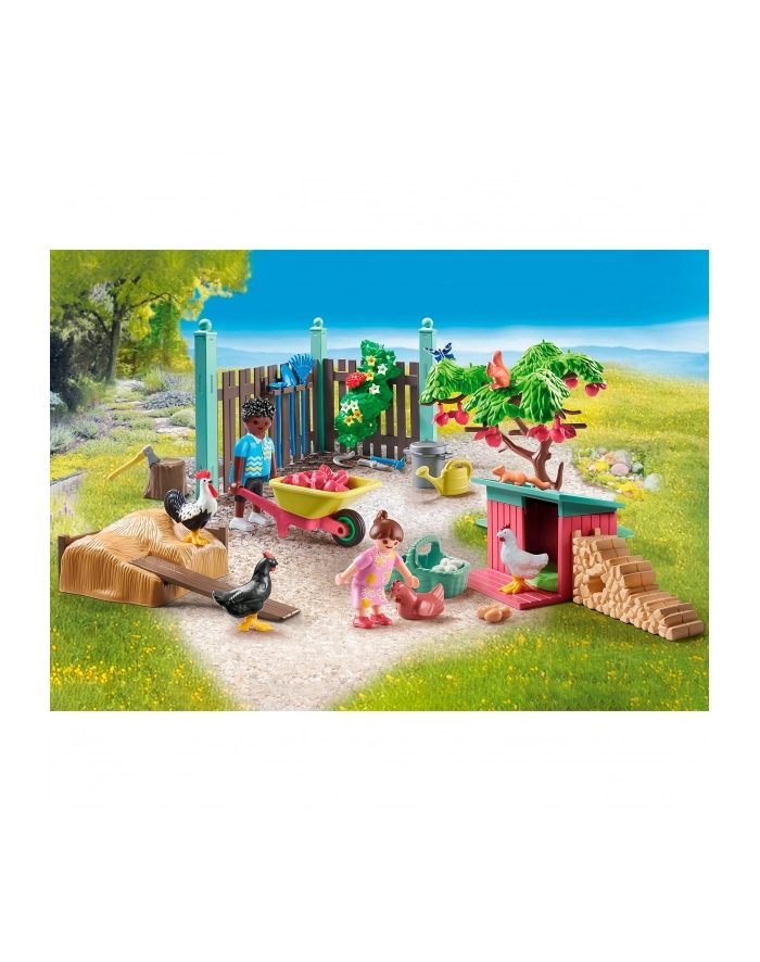 PLAYMOBIL 71510 City Life Small chicken farm in the tiny house garden, construction toy główny