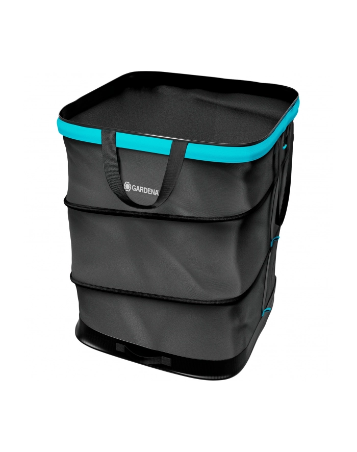GARD-ENA PopUp rectangular garden waste bag, size L (Kolor: CZARNY/turquoise, 220 liters) główny