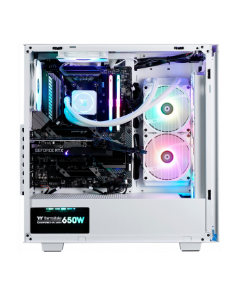 Thermaltake Kallisto White, gaming PC (Kolor: BIAŁY/transparent, Windows 11 Home 64-bit)