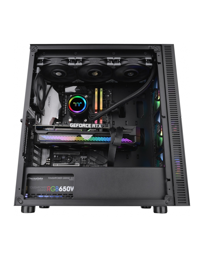 Thermaltake Telesto Black, gaming PC (Kolor: CZARNY, Windows 11 Home 64-bit) główny