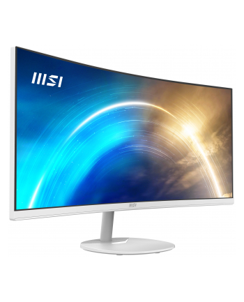 MSI PRO MP341CQWD-E, LED monitor (86 cm (34 inches), Kolor: BIAŁY, WQHD, VA, curved, 100Hz panel)
