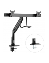 HAGOR gas lift arm dual, monitor holder (Kolor: CZARNY) - nr 14