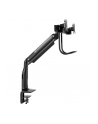 HAGOR gas lift arm dual, monitor holder (Kolor: CZARNY) - nr 9