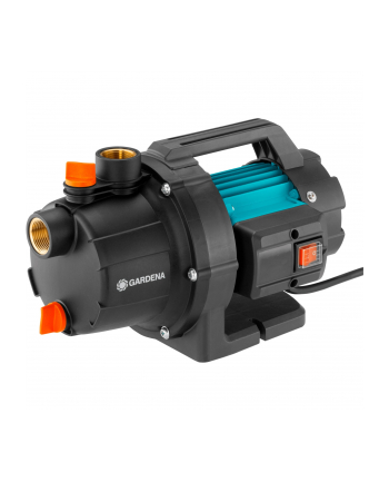 GARD-ENA garden pump 3700/4 P BASIC (turquoise/Kolor: CZARNY, 800 watts)