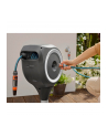 GARDENA RollUp S patio hose box, 15 meters, hose reel (grey/Kolor: BIAŁY, including cleaning syringe) - nr 6