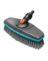 GARD-ENA Cleansystem soft handle brush, washing brush (grey/turquoise, all-round soft plastic strip) - nr 12