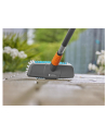 GARD-ENA Cleansystem handle brush hard, washing brush (grey/turquoise, working width 27cm) - nr 14