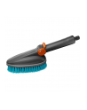 GARD-ENA Cleansystem hand brush M hard, washing brush (grey/turquoise, all-round soft plastic strip) - nr 10