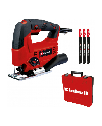 Einhell jigsaw TC-JS 80/1 kit (red/Kolor: CZARNY, 550 watts, incl. case ' accessories)