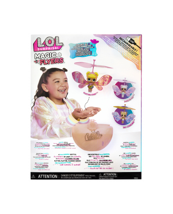 MGA Entertainment LOL Surprise Magic Flyers - Flutter Star (Pink Wings), doll