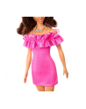 Mattel Barbie Fashionistas doll with pink ruffled dress - nr 10