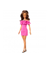 Mattel Barbie Fashionistas doll with pink ruffled dress - nr 13