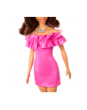 Mattel Barbie Fashionistas doll with pink ruffled dress - nr 16