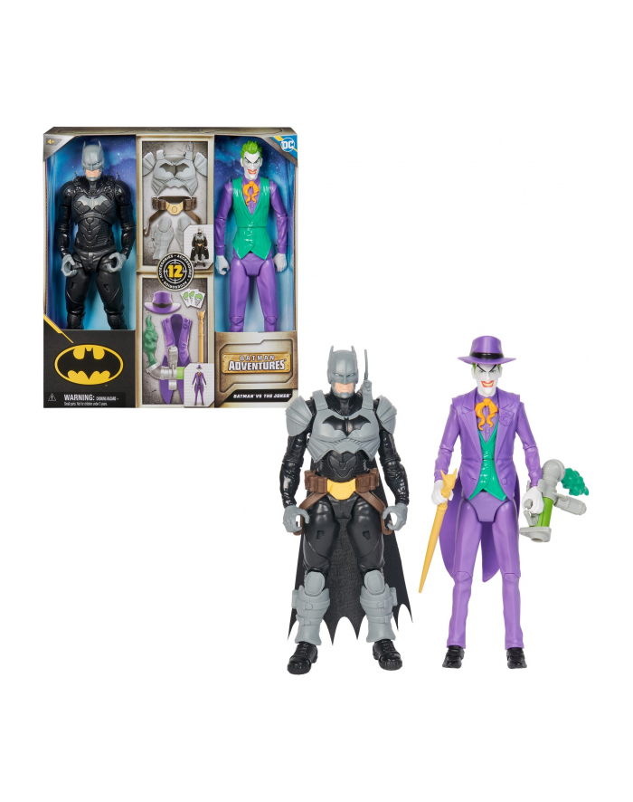 spinmaster Spin Master Batman Adventures - Batman vs The Joker, toy figure (set of 2, 30 cm) główny