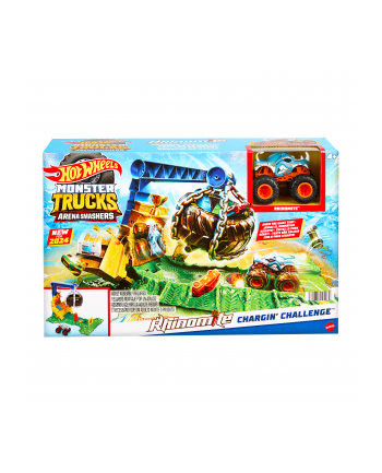 Hot Wheels Hot Wheels Monster Trucks Arena Smashers: Rhinomite Chargin, toy vehicle