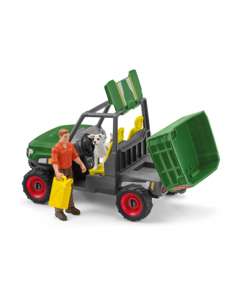 Schleich Farm World forest farmer with vehicle, toy figure