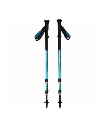 Black Diamond Trekking Poles Trail Back Fitness Equipment (1 Pair, 100 to 140 cm, Creek Blue)