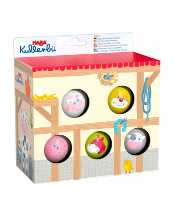 HABA Kullerbü - ball set farm animals, track