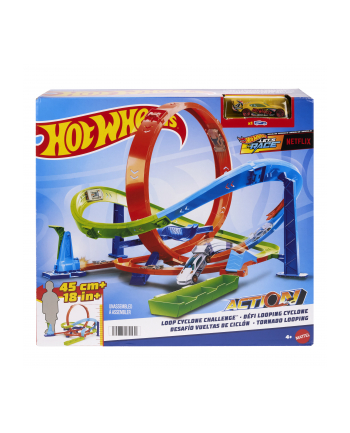 Hot Wheels Loop Cyclone Challenge, race track