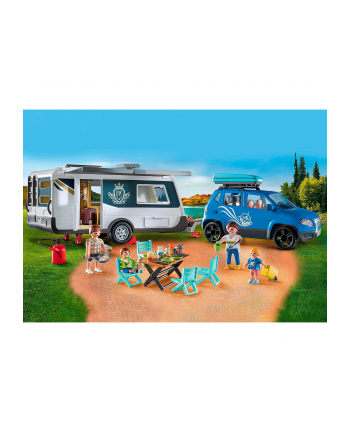 PLAYMOBIL 71423 Family Fun Caravan with Car, construction toy