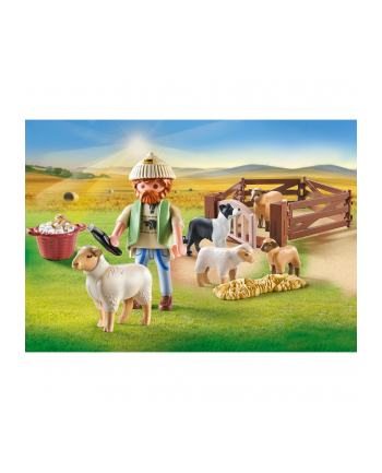 PLAYMOBIL 71444 Country Young shepherd with sheep, construction toy