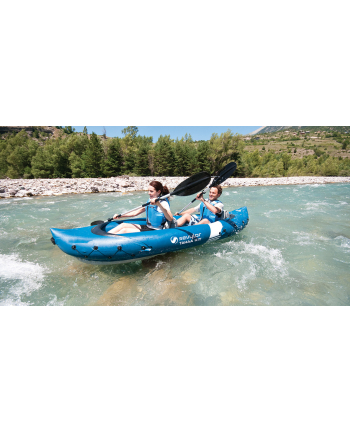 Sevylor Tahaa kayak kit, inflatable boat (blue/grey, 312 x 92cm, set with paddle)