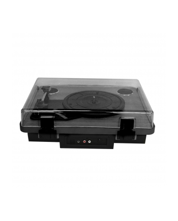 Denver VPL-230 - Gramofon z wbudowanymi głośnikami, Bluetooth, USB i gniazdem kart SD i MP3, czarny