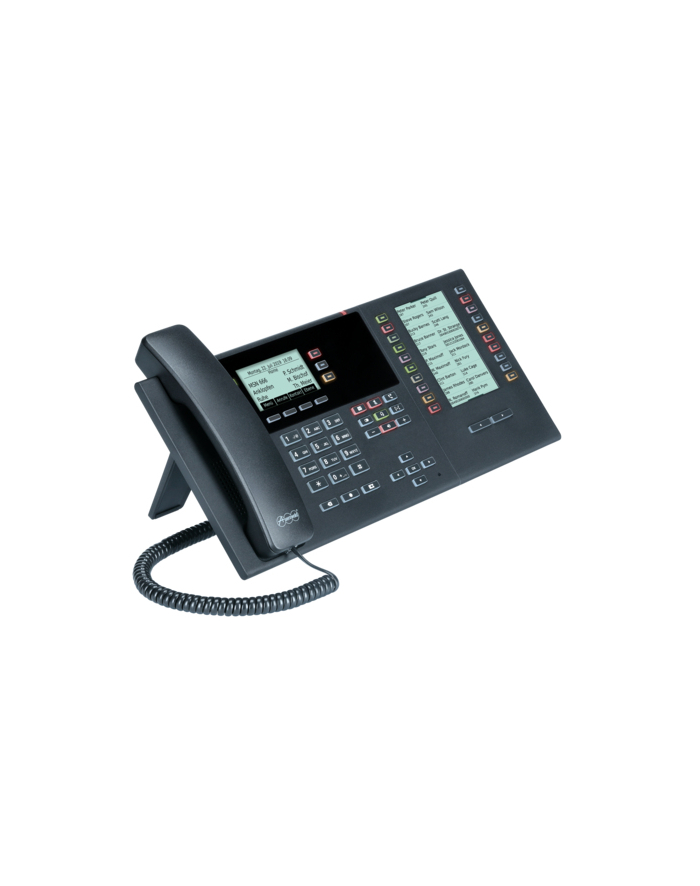 Auerswald Comfortel D-210 Telefon Voip Czarny 3 Linii Lcd główny