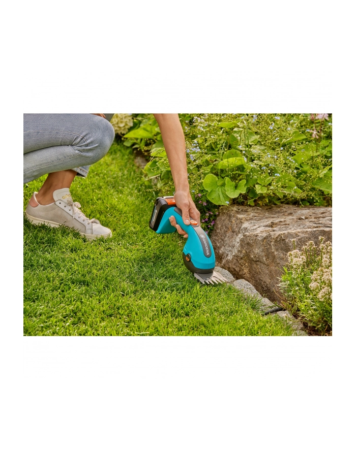 GARD-ENA cordless grass shears PowerCut 20/18V P4A solo, with shrub knife (turquoise/grey, without battery and charger, POWER FOR ALL ALLIANCE) główny