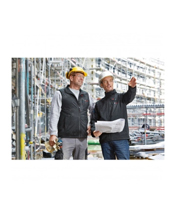 bosch powertools Bosch Heat+Jacket GHV 12+18V kit size 3XL, work clothing (Kolor: CZARNY, incl. charger GAL 12V-20 Professional, 1x battery GBA 12V 2.0Ah) nr 2