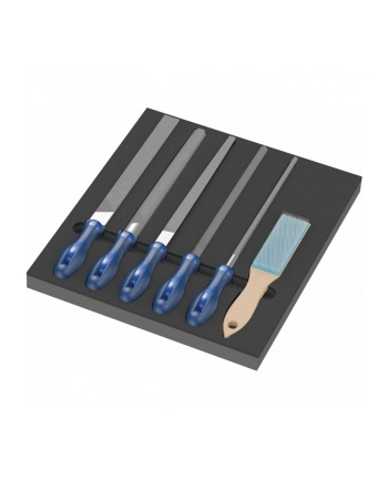Wera 9783 foam insert PFERD file set 1, 6 pieces (Kolor: CZARNY/grey, in foam insert for workshop trolley) nr 1