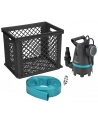GARD-ENA dirty water submersible pump 10500 BASIC, flood set, submersible/pressure pump (Kolor: CZARNY/turquoise, 400 watts, including hose connection, storage box) - nr 3