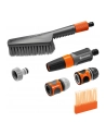 GARD-ENA Cleansystem basic equipment with hand brush S soft, washing brush (grey/orange, incl. 10 soap sticks, cleaning syringe, connector) - nr 11